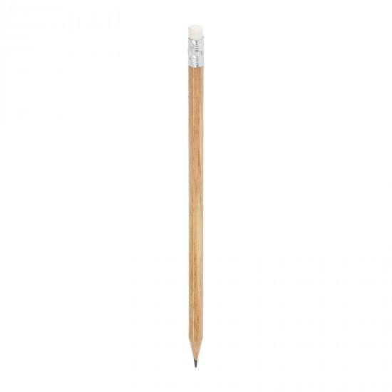 4635KS OLUR KÖŞELİ SİLGİLİ NATUREL KURŞUN KALEM 