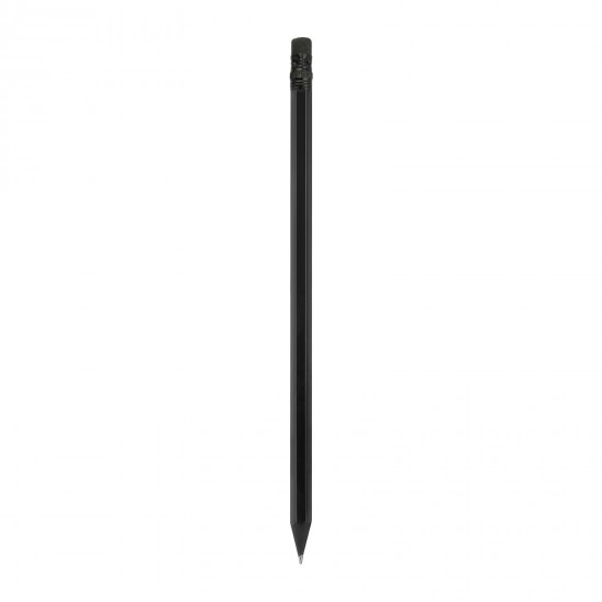 4636KS İLİÇ SİYAH KÖŞELİ LATALI SİLGİLİ NATUREL KURŞUN KALEM 