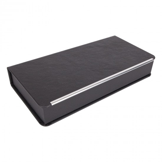 471701 TOKAT SİYAH İKİLİ KALEM KUTUSU