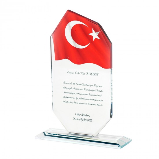 486431 OSKAY ŞEFFAF KRİSTAL PLAKET