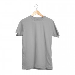 488722-XL GARDENYA GRİ XL SIFIR YAKA TİŞÖRT