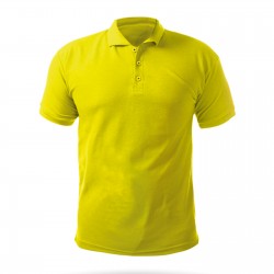 488906-XXL AÇELYA SARI XXL POLO YAKA TİŞÖRT