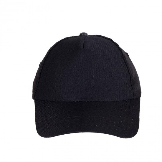 489401 PAPATYA SİYAH POLYESTER ŞAPKA