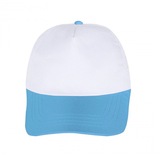 489438 PAPATYA BEYAZ-TURKUAZ POLYESTER ŞAPKA