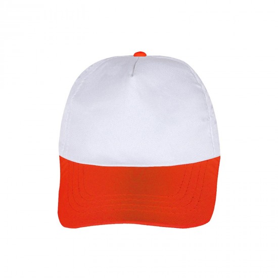 489440 PAPATYA BEYAZ-TURUNCU POLYESTER ŞAPKA