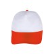 489440 PAPATYA BEYAZ-TURUNCU POLYESTER ŞAPKA