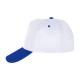 489442 PAPATYA BEYAZ-SAKS MAVİ POLYESTER ŞAPKA