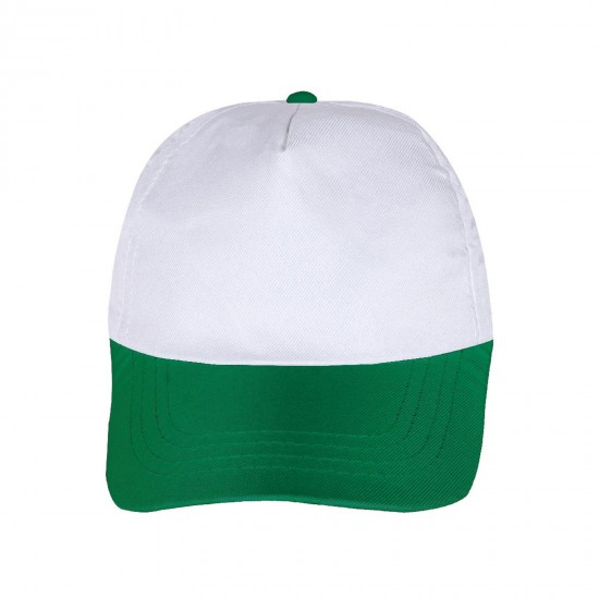 489443 PAPATYA BEYAZ-YEŞİL POLYESTER ŞAPKA