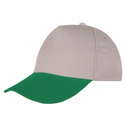 489459 PAPATYA BEJ-YEŞİL POLYESTER ŞAPKA