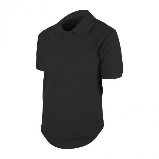 498501-XXL BEGONYA SİYAH XXL POLO YAKA TİŞÖRT