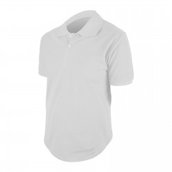 498502-XXL BEGONYA BEYAZ XXL POLO YAKA TİŞÖRT