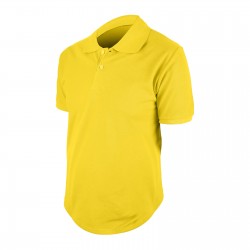 498506-S BEGONYA SARI S POLO YAKA TİŞÖRT