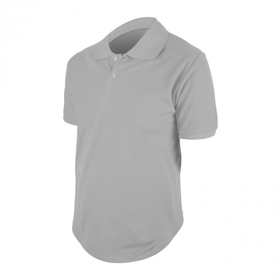 498522-XXL BEGONYA GRİ XXL POLO YAKA TİŞÖRT