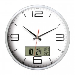 5011102 EUROPA917 ALÜMİNYUM METAL DUVAR SAATİ (350 MM)