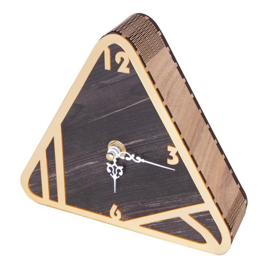 502519 MİRANDA203 AHŞAP MASAÜSTÜ SAAT (165X170 MM)