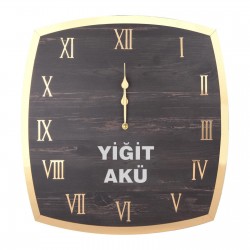 502701 FLORA AHŞAP DUVAR SAATİ (410X410 MM)