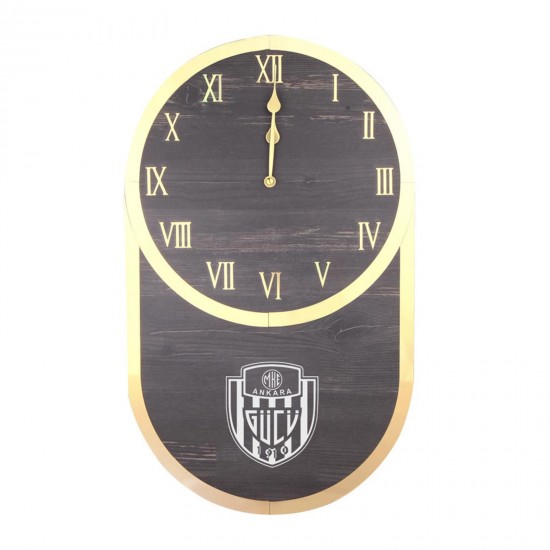 502801 ORİON AHŞAP KASA DUVAR SAATİ (300X500 MM)