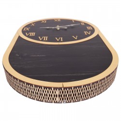 502801 ORİON AHŞAP KASA DUVAR SAATİ (300X500 MM)