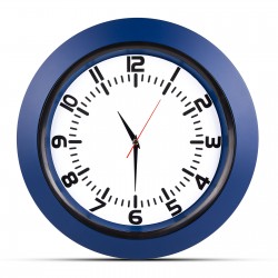 5033305 UMAY LACİVERT PLASTİK KASA DUVAR SAATİ (350 MM)