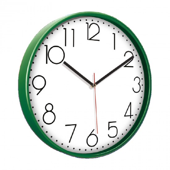 5044510 PAN164 YEŞİL PLASTİK ÇERÇEVE DUVAR SAATİ (380 MM)