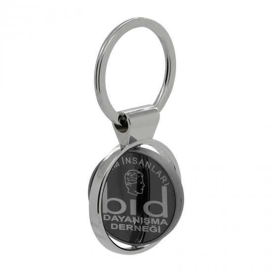 506701 AĞAÇOLUK ÇİFT YÖN METAL DÖNER ANAHTARLIK