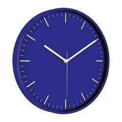 519340105 MİMAS186 LACİVERT PLASTİK KASA DUVAR SAATİ (380 MM)