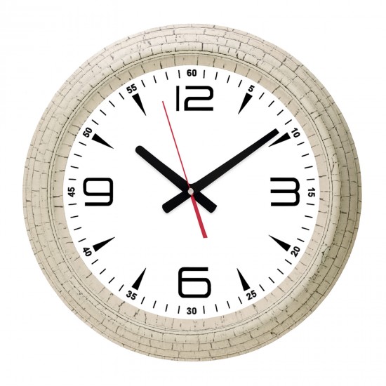 626657 SEDNA526 DESENLİ BRİSTOL KADRAN DUVAR SAATİ (480 MM)