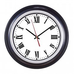 626801 BENDİS509 SİYAH BRİSTOL KADRAN DUVAR SAATİ (400 MM)