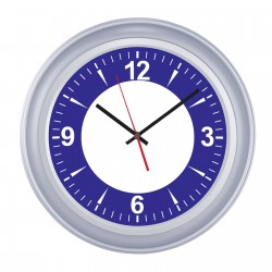 626820 BENDİS509 GÜMÜŞ BRİSTOL KADRAN DUVAR SAATİ (400 MM)