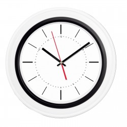 626849 BENDİS509 SİYAH-BEYAZ BRİSTOL KADRAN DUVAR SAATİ (400 MM)