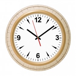 626857 BENDİS509 DESENLİ BRİSTOL KADRAN DUVAR SAATİ (400 MM)