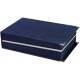879205 KAŞMİR LACİVERT KADİFE PLAKET KUTUSU (14X24 CM)