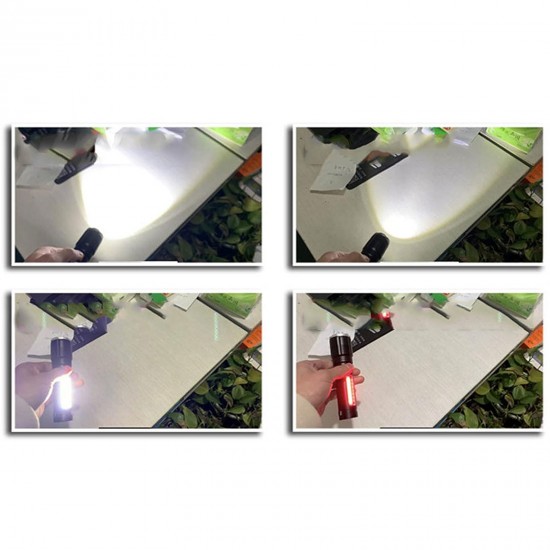 902801 ARSUZ SİYAH 4 MODLU ŞARJ EDİLEBİLİR LED EL FENERİ