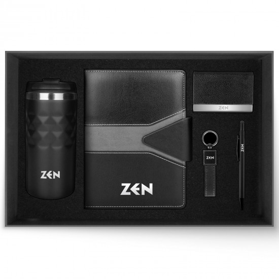 916701 POYRAZ SİYAH HEDİYELİK SET