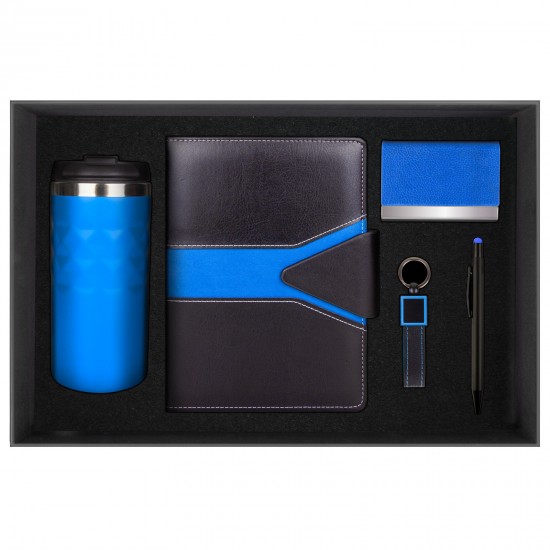 916705 POYRAZ LACİVERT HEDİYELİK SET