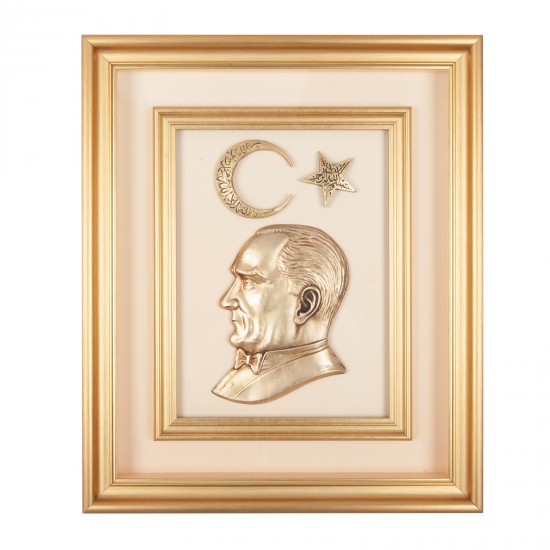 922829 ÖNCÜ BEJ ATATÜRK KABARTMALI TABLO