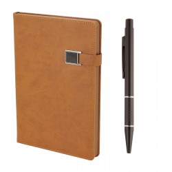 942009 EZİNE KAHVERENGİ HEDİYELİK SET