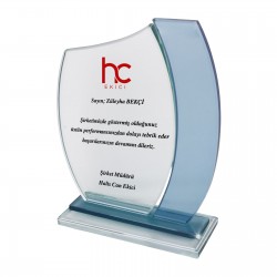 942727 YAKUT KRİSTAL PLAKET