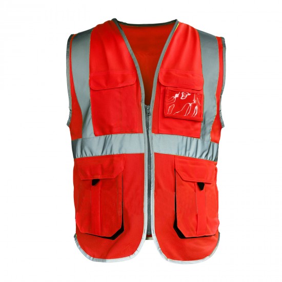 943704 MÜHENDİS YELEĞİ KIRMIZI 