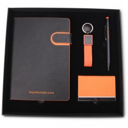 944516 KARGI TURUNCU HEDİYELİK SET