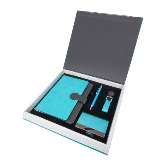 944923 KİRAZ TURKUAZ HEDİYELİK SET