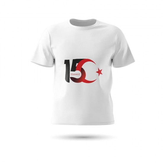 948202-S POLYESTER BEYAZ S T-SHİRT