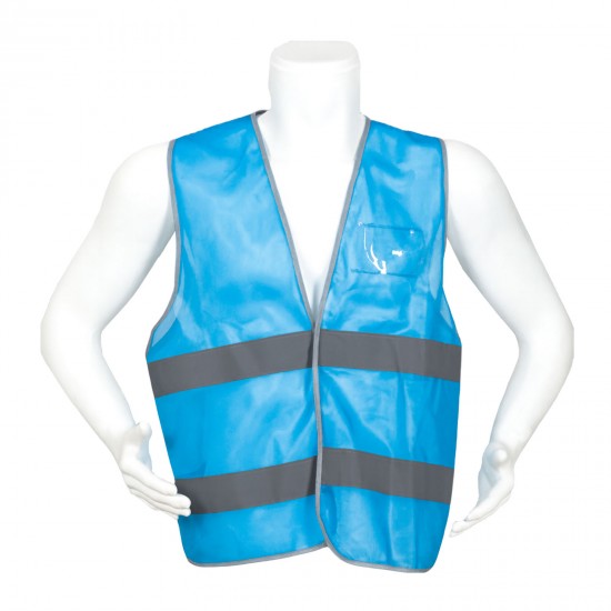 948603 İKAZ YELEĞİ MAVİ