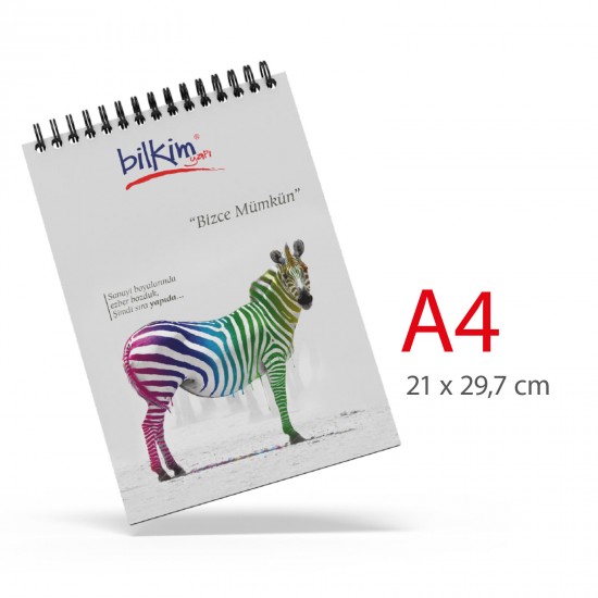 ALA-51 ALA-51 A4 KARTON KAPAKLI SPİRALLİ BLOKNOT