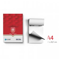 ALA-52 ALA-52 KAPAK GEÇMELİ A4 BLOKNOT