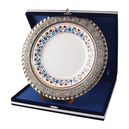 GPT-02 GPT-02 GÜMÜŞ İŞLEMELİ PLAKET TABAK