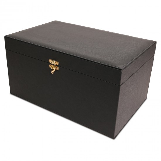 KUTU6 KUTU 6 KİLİTLİ KUTU AHŞAP KASA TERMO DERİ SIVAMA